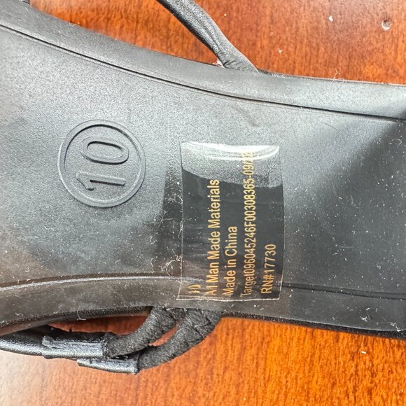 A New Day Black Strappy Heels - Picture 11 of 11